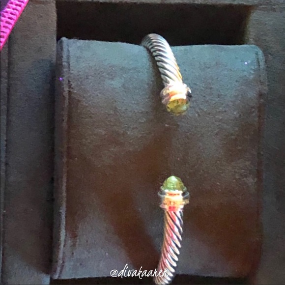 David Yurman Bracelet with Prasiolite and Diamonds - Picture 3 of 7